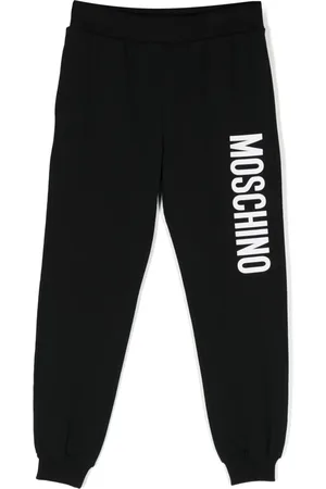 Moschino Logo-print cotton track pants