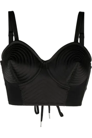 Jean Paul Gaultier X Lotta Volkova satin bra top