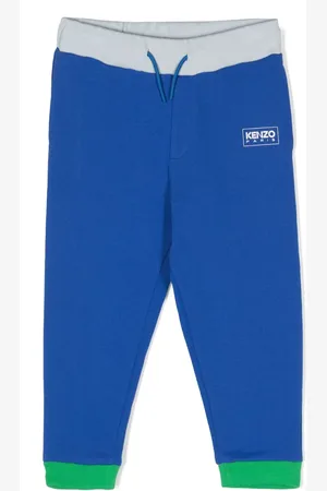 Kenzo Colour-block cotton track pants