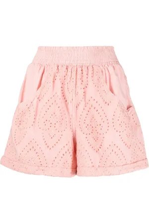 Forte Dei Marmi Elasticated-waistband lace shorts