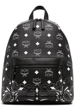 MCM Medium Stark bandana monogram backpack