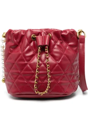 MONNALISA Diamond-quilted bucket bag