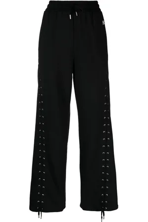 Jean Paul Gaultier Lace-up wide-leg trousers