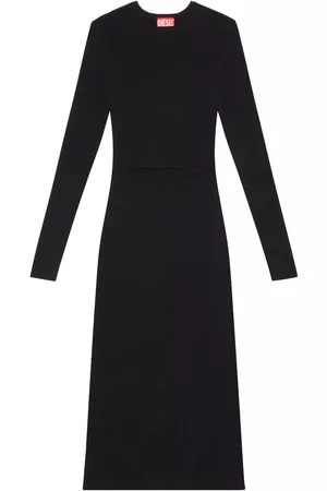 Diesel M-Pelagos cut-out detail midi dress