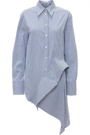 J.W.Anderson Striped long-sleeve draped shirt