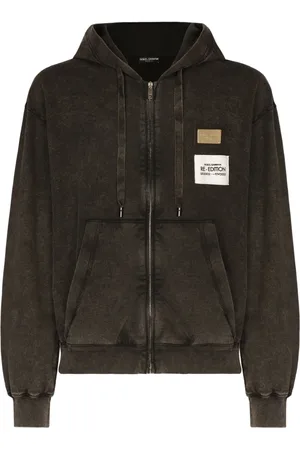 Dolce & Gabbana Logo-patch zipped cardigan