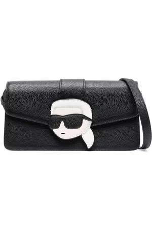 Karl Lagerfeld Ikon 2.0 leather shoulder bag