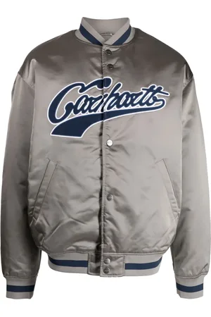 Carhartt Logo-patch bomber jacket