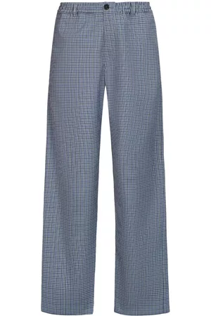 Marni Checked wool trousers