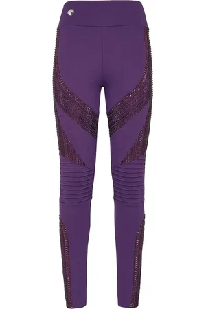 Philipp Plein Rhinestone-embellished leggings