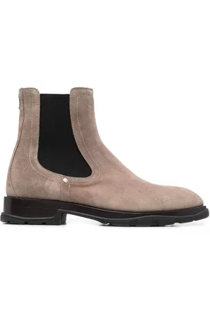 Alexander McQueen Suede Chelsea boots