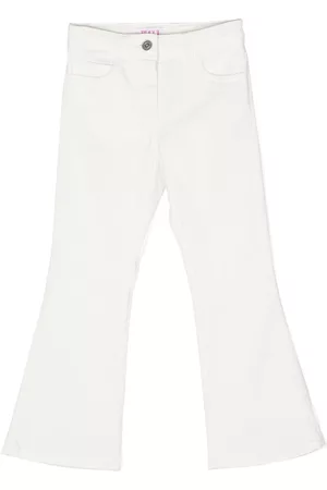 PUCCI Junior Iride patch flared jeans