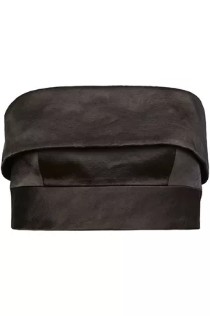 FLEUR DU MAL Strapless silk top