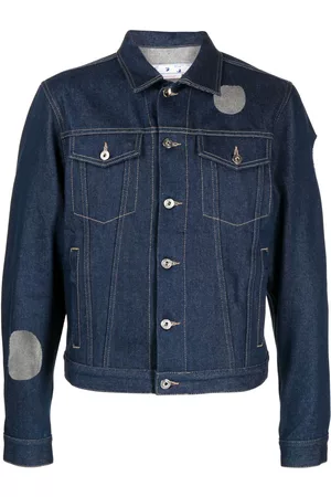 OFF-WHITE Cut-out denim jacket
