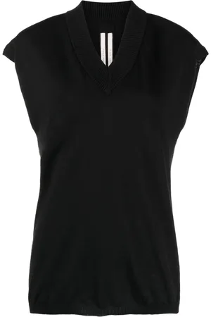 Rick Owens V-neck wool top