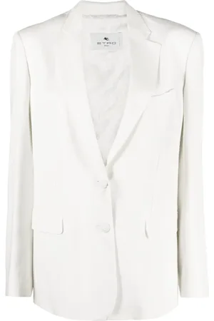 Etro Textured single-breasted blazer