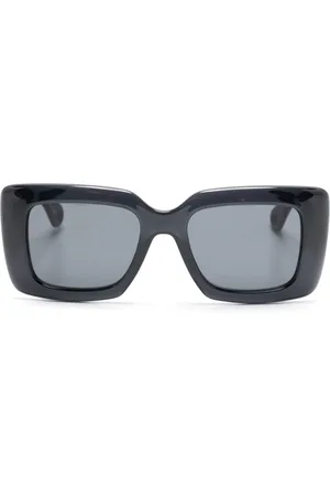 Lanvin Braided-arms rectangle-frame sunglasses