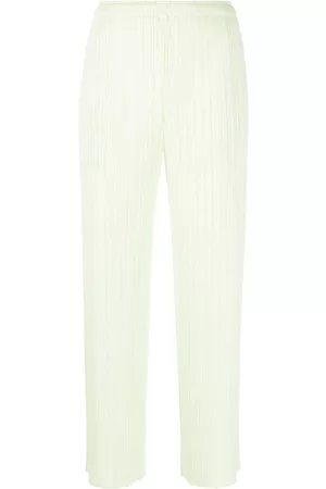 PLEATS PLEASE ISSEY MIYAKE Plissé cropped trousers