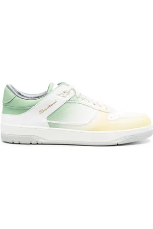 santoni Gradient-effect lace-up sneakers