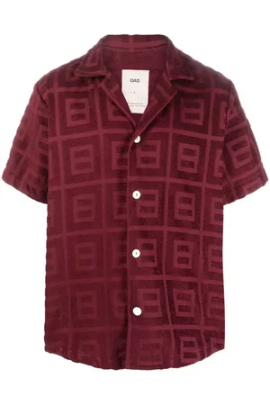 Oas Terry towelled cotton shirt