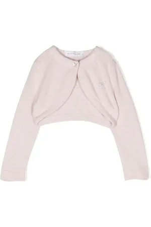 MONNALISA Logo-embellished long-sleeve jacket