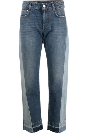 Stella McCartney Colour-block straight-leg jeans
