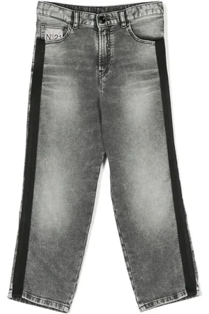 Nº21 Logo-appliqué straight-leg jeans