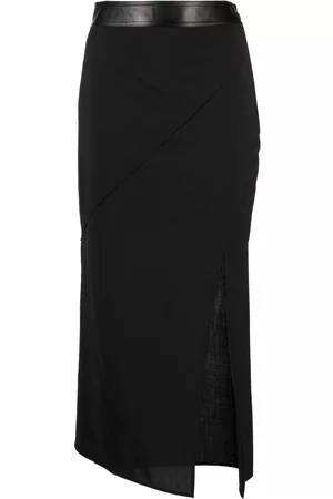 Helmut Lang Panelled midi skirt