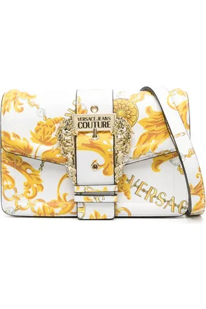 VERSACE Baroque-print satchel bag