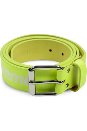 Supreme Repeat leather "Flourescent Yellow" belt