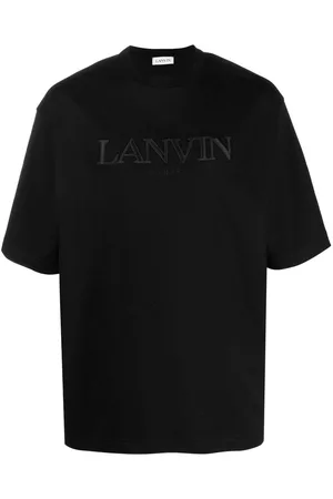 Lanvin Logo-appliqué cotton T-shirt
