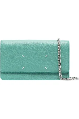 Maison Margiela Grained leather clutch bag
