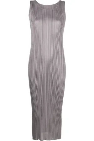 PLEATS PLEASE ISSEY MIYAKE Monthly Colors plissé midi dress