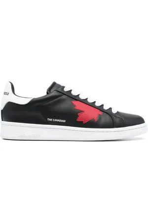 Dsquared2 Boxer leather low-top sneakers