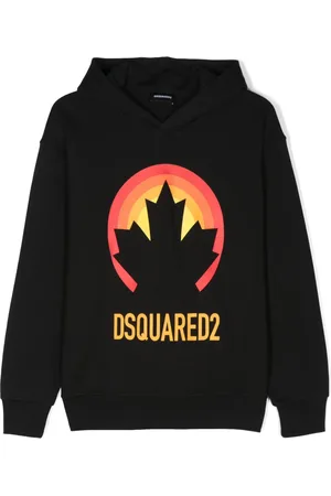 Dsquared2 Graphic-print cotton hoodie