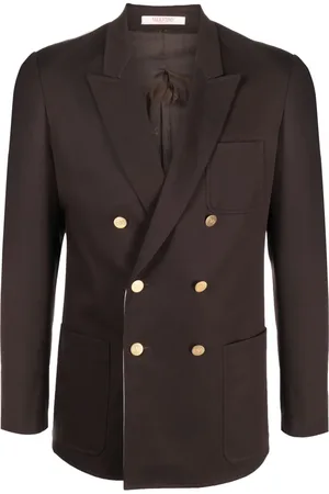 VALENTINO GARAVANI Double-breasted cotton blazer