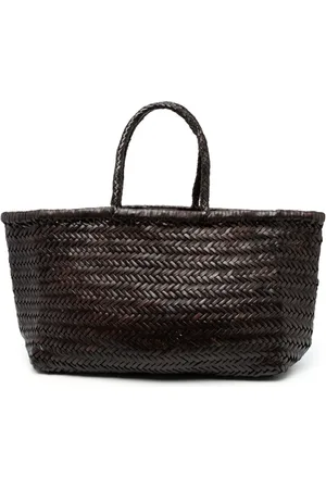 Dragon Diffusion Triple Jump interwoven-design tote bag