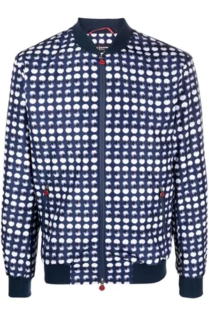 Kiton Graphic-print bomber jacket