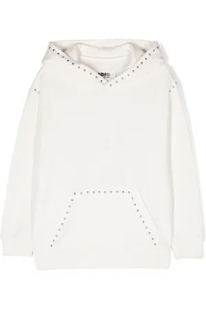 Maison Margiela Studded cotton hoodie