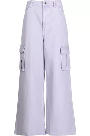 Self-Portrait Wide-leg cargo jeans