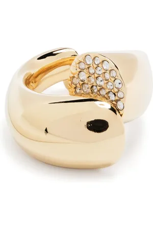 Lanvin Sequence rhinestone-embellished ring