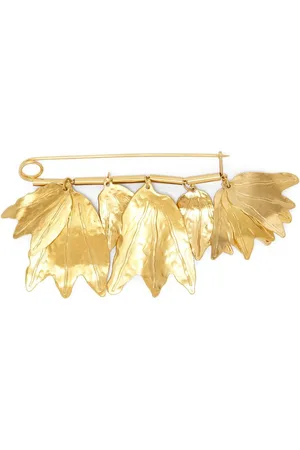 Jil Sander Leaf bar-pin brooch