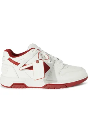 OFF-WHITE Out Of Office leather sneakers