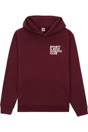 Sporty & Rich Slogan-print cotton hoodie