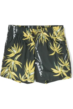 Sundek Graphic-print swim shorts
