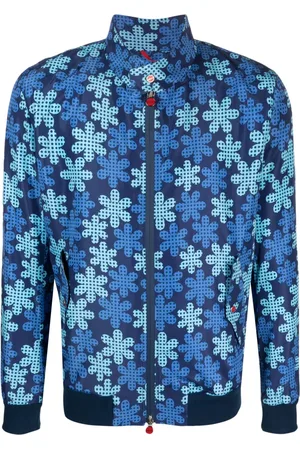 Kiton Graphic-print bomber jacket