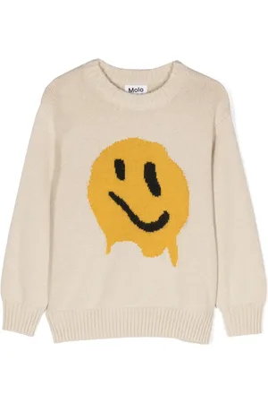 Molo Intarsia-knit motif knitted jumper