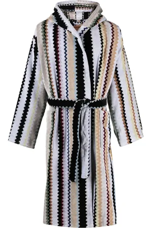 Missoni Zigzag-print cotton bathrobe