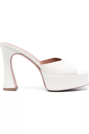 Giuliano Galiano Charlie 125mm patent-leather mules