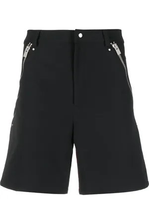 HELIOT EMIL Side-zips mid-rise shorts